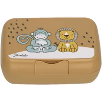 Sterntaler Sterntaler® Lunchbox "Albert & Lio" in Hellbraun -