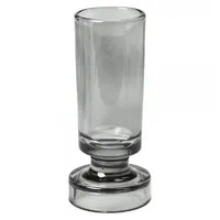 Broste Copenhagen Petra Vase, Glas, grau, 14cm