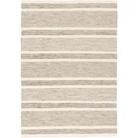 Pergamon Natur Teppich Wolle Rana Streifen (160 x 230