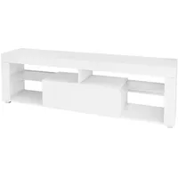 ML-Design TV-Lowboard aus Holz Weiß 140x51x35 cm Modernes TV-Board