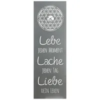 Gilde Wandrelief Wandbild mit Weisheit 'Lebensblume Handwerk