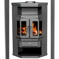 VICTORIA Panama2 Eck-Kaminofen mit Flügeltüren 9 kW