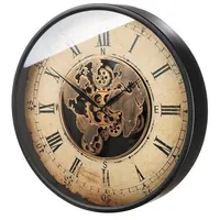 Gilde Wanduhr Metall kupferfarben 46223