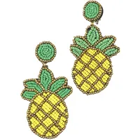 COLLEZIONE ALESSANDRO Ohrclips " Ananas " in gelb |