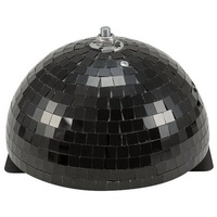 Satisfire Spiegelkugel halb 20cm Discokugel Spiegel-Halbkugel schwarz
