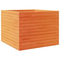 VidaXL Pflanzkübel Wachsbraun 60x60x46 cm Massivholz Kiefer