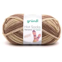 Gründl Hot Socks Verona 4-fach taupe-natur-kamel-meliert