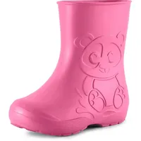 Ladeheid Eva Kinder Jungen Mädchen Gummistiefel Regenschuhe LA-CA-10 (Rosa,