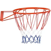 Goplus Basketballkorb mit Ring und Netz, Basketballring mit Standard
