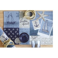 Sander Gobelin Platzset Tischset Motiv Sailor Patch 32 x