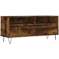 Furnicato TV-Schrank Räuchereiche 100x34,5x44,5 cm Holzwerkstoff