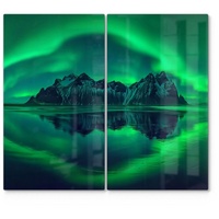 Deqori Herdabdeckplatten Glas | 2er Set 60x52 cm |