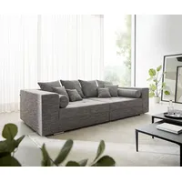 DeLife Big-Sofa Marlen 300x140 cm Hellgrau Couch, Big Sofas