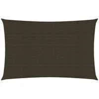 VidaXL Sonnensegel 160 g/m2 Braun 3x5 m HDPE