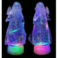 Ellug Schneekugel mit Regenbogen LED Beleuchtung & Glitzerantrieb 12,5