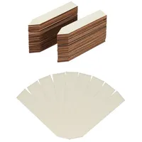 Relaxdays 180 x Pflanzenstecker Holz Hellbraun