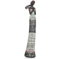 Moritz Deko-Figur Afrikanische Frauen Kunstfigur kulturell weiß aus Polyresin
