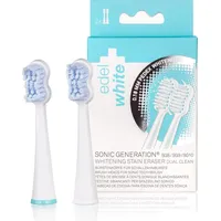 Edel+White Whitening Bürstenköpfe 2'er Pack Sonic Generation Schallzahnbürsten