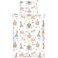 BestLivings Kinder Bettwäsche 100x135cm / 40x60cm - Prinzessin