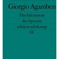 Suhrkamp Das Sakrament der Sprache