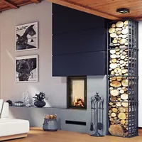 Kratki Kamineinsatz Warmluft NADIA 9 kW Ø 200 -