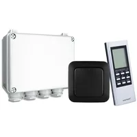 Smartwares Outdoor Funkschalter-Set Timer-Fernbedienung Wandschalter