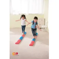WePlay Weplay® Balancier-Bausteine, 8er-Set, gerade - Rot / Blau