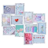 Levandeo Bilderrahmen Collage Shabby Chic 70x65 cm 12 St.