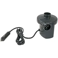 Buri Elektrische Luftpumpe 12V +3 Ventil-Adapter Kompressor Elektropumpe Gebläsepumpe