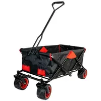 Grafner Bollerwagen Offroad schwarz/rot