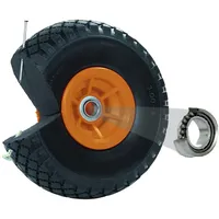 Baumarktplus Sackkarrenrad PU-Rad 260x85 mm 3.00-4 orange