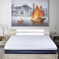Vitapur MEMOSILVER Topper - 90x200cm, 7cm Memory Foam, waschbarer