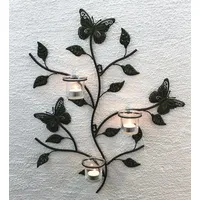 DanDiBo Ambiente Wandteelichthalter Metall Kerzenständer Wandkerzenhalter für Teellichter 12120