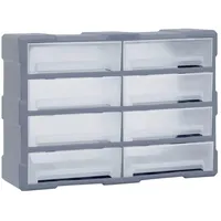 VidaXL Multi-Schubladen-Organizer 8 große Schubladen 52x16x37 cm