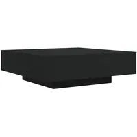 VidaXL Couchtisch Schwarz 100x100x31 cm Holzwerkstoff