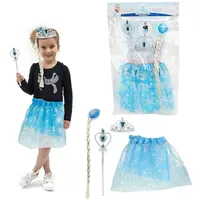 Toi-Toys Eisprinzessin Kostüm Kinder blau