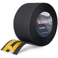 Holzbrink Weichsockelleiste selbstklebend pvc 100x25mm, 5 m Wandleiste selbstklebend