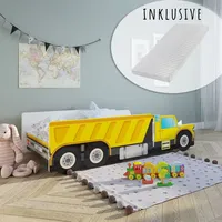 Kids Collective Autobett Kinderbett Jugendbett 80x160 mit Rausfallschutz |