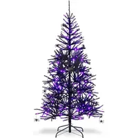 Costway Künstlicher Weihnachtsbaum Schwarz 183 cm