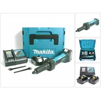 Makita DGD 800 RFJ Akku Geradschleifer 18V + 2x