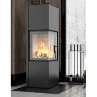 Hitze EEK A+ Eck-Kaminofen Hitze SIGA, raumluftunabh. -6,5kW