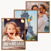 Victor Nolde Modern Braun 30x40 cm 3er Set