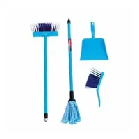 Theo Klein Wischmopp Set Color Line Blau 4 St.