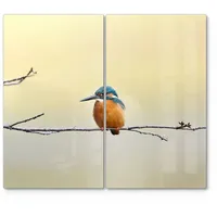 Deqori Herdabdeckplatten Glas | 2er Set 60x52 cm |