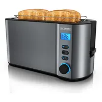 Arendo Langschlitz-Toaster Braun