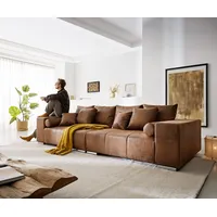 DeLife Big-Sofa Marbeya 285x115 cm Antik Optik mit Kissen,