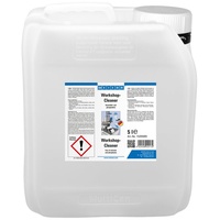 WEICON Workshop Cleaner, lösemittelfreier Universalreiniger, 5 L, blau