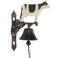 Moritz Türglocke Glocke Kuh Guß Antik Stil schwarz weiß