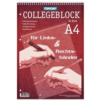 Stylex 10x Collegeblock DIN A4 Rechts & Linkshänder kariert