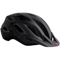 MET-Helmets MET Fahrradhelm Crossover , Schwarz matt, 60-64 cm